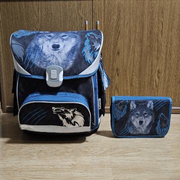 Školska torba sa motivom Vuka - anatomska