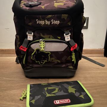 Školska torba + pernica Step by Step