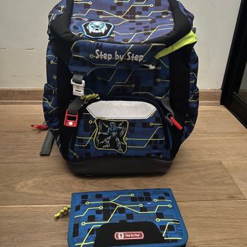 Školska torba + pernica Step by Step