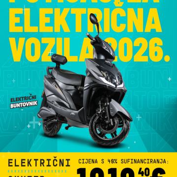 ELEKTRIČNI SKUTER 2400W Li-ion