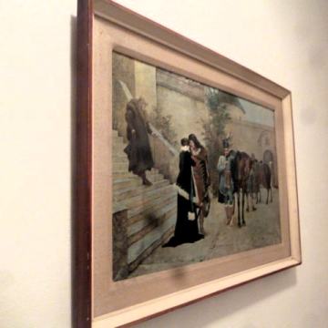 Oton Iveković - OPROŠTAJ KATARINE I PETRA ZRINSKOG iz 1901.g