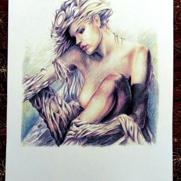 Toni Anušić "AKT" grafika 50x33cm                   ***VRLO RIJETKO***