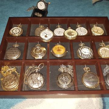 kolekcija dzepnih satova 18kom