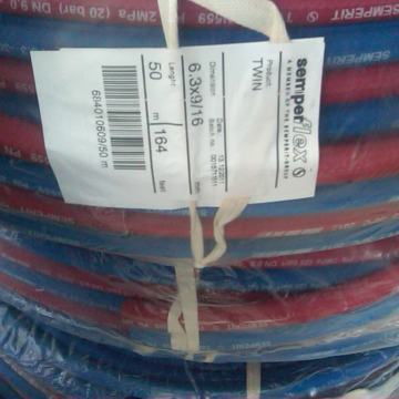 Crijeva dupla za autogeno zavarivanje 6,3x9/16 mm.