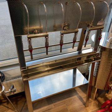 Inox gravitacijska punilica 6 izvoda