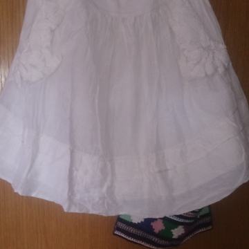 MANGO LJETNA SUKNJA BIJELA ŠOS 34 36 XS S BOHO