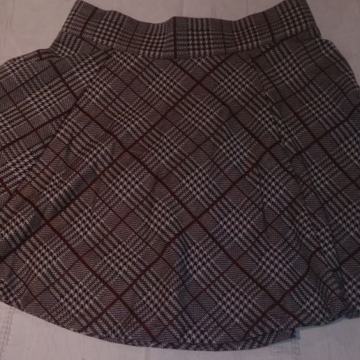 NOVA C&A KARIRANA SUKNJA ŠOS 38 30 M L TARTAN PUNI KRUG