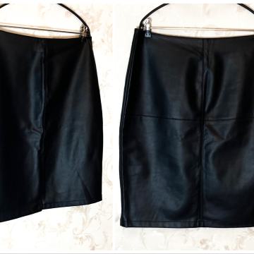 C&A - nova - leather pencil skirt - 42