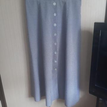 crno bijela pepita suknja midi 38-40