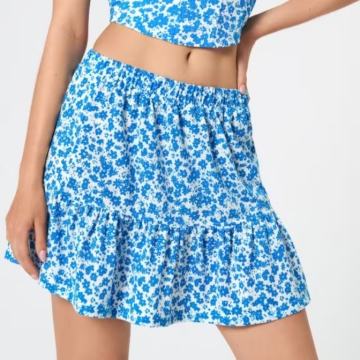 PLAVA SUKNJA VEL.UNI NA GUMU - NOVO