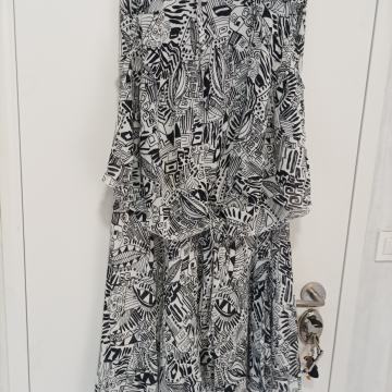 DVODIJELNI CRNO-BIJELI KOMPLET 42/44