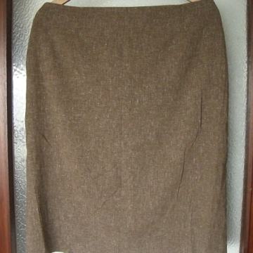 ELEGANTNA PAMUČNA / LANENA SUKNJA 44 L - XL