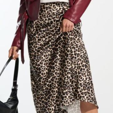 SINSAY TIGRASTA SUKNJA NA GUMU VEL. XL  NOVO