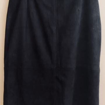 Plava - modra antilop vel 40-42 fina suknja NOVO kvalteta Italy brend