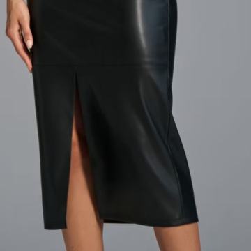 KOŽNA suknja vel XL - NOVO