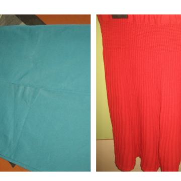 CRVENA I TIRKIZNA SUKNJA vel.38/40 obje za 7 eur