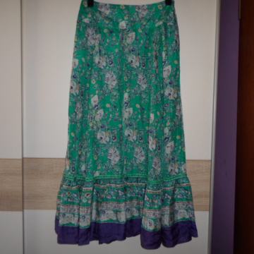 MANGO divna maxi suknja od svile vel.38/40