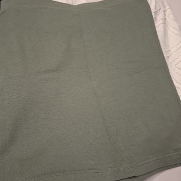 MASLINASTO ZELENA PAMUČNA SUKNJA VEL L - NOVO