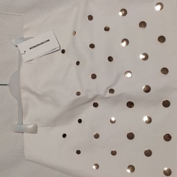 Mona bijela suknja sa zakovicama-SNIŽENA NOVA CIJENA