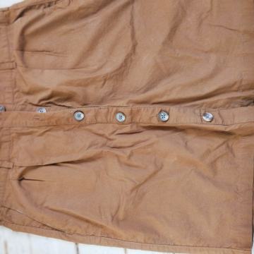 Pamučni smeđi šos na kopčanje