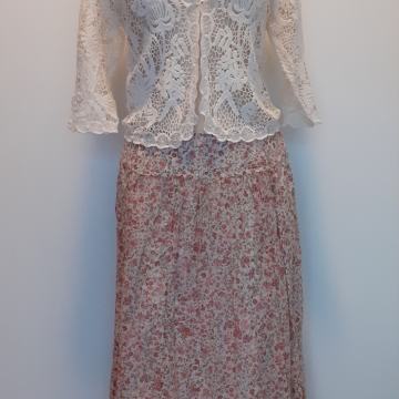 Promod pamučna lagana boho suknja