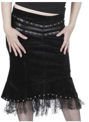 Queen of darkness goth punk suknja