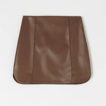 SINSAY SMEĐA KOŽNA SUKNJA vel L - NOVO