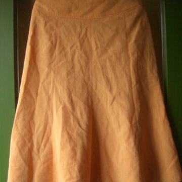 ŠIROKA LANENA SUKNJA 34 / 36 S