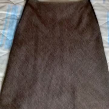 SMEĐA SUKNJA "RIBLJA KOST" - VEL.42.