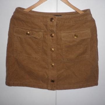 STRADIVARIUS - TOPLA SAMTANA SUKNJA / MINICA 38 M