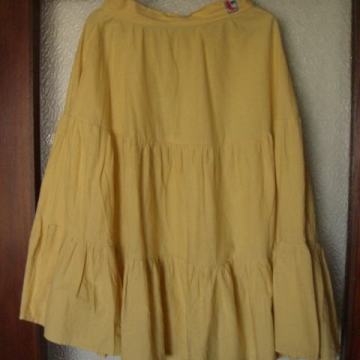 STRUKIRANA LAGANA PAMUČNA SUKNJA 34 / 36 S