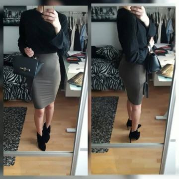 MASLINASTO - ZELENA SUKNJA  VEL.36 NOVO