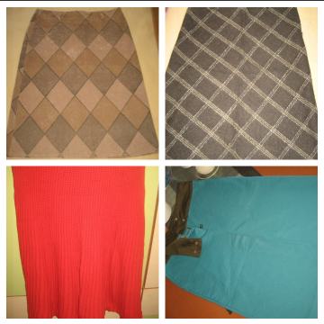 4 SUKNJE  VEL. 38 = 15,00 eur