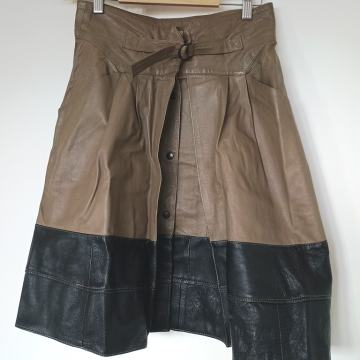 Kožna suknja - prava koža