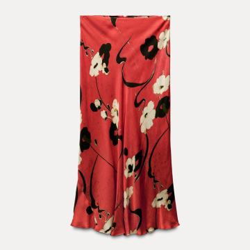 Zara midi suknja od viskoze M i XL NOVO