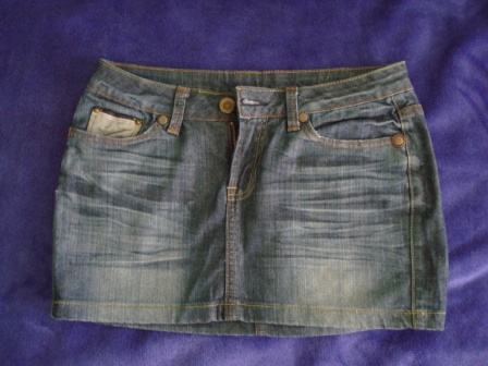 Ženska traper mini suknja