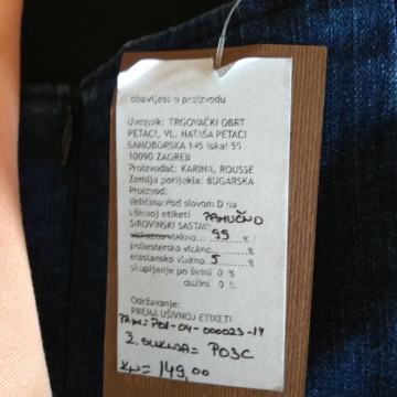 ženska traper suknja