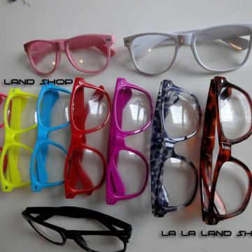 Naočale bez dioptrije - Nerd / Wayfarer retro stil -10 BOJA !!