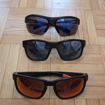 Sportske sunčane naočale quencha,3 komada para za 25 eura,kao nove.