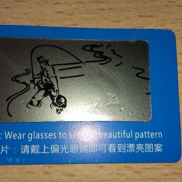 Tester za polarizaciju sunčanih naočala