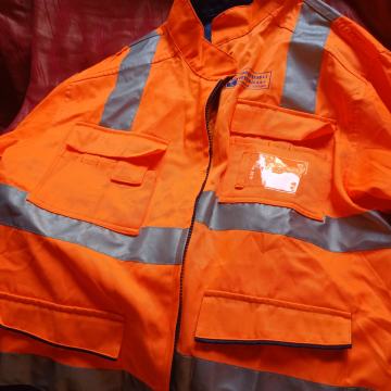 JAKNA zaštitna-vel. XL-Visokoreflektirajuća-Novo