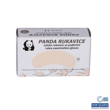 Jednokratne zaštitne rukavice - Latex s puderom 100/1