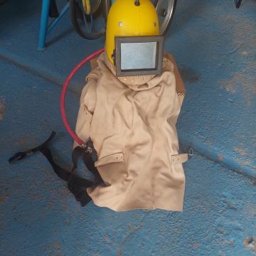 maska skafander za pjeskarenje