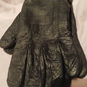 MUŠKE  kožne  rukavice-vel.L,8,9-Crne