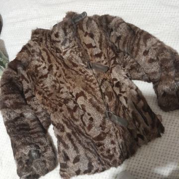 Prava topla bunda od prave kože divljeg zeca-> SNIZENO max!!
