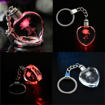 privjesak u obliku srca s ružom