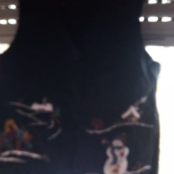 PRSLUK CRNI-vel.M-Novi-Božićni uzorak