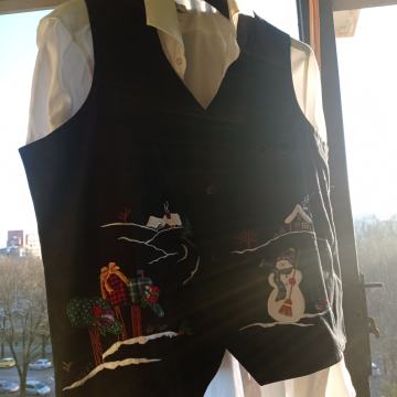 PRSLUK vel.L-Novogodišnji uzorak