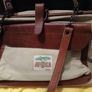 Torba Safari-d-40,V-27cm-Vintage -Novo