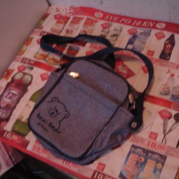 torbica  od platna za dokumente, za rame i sl